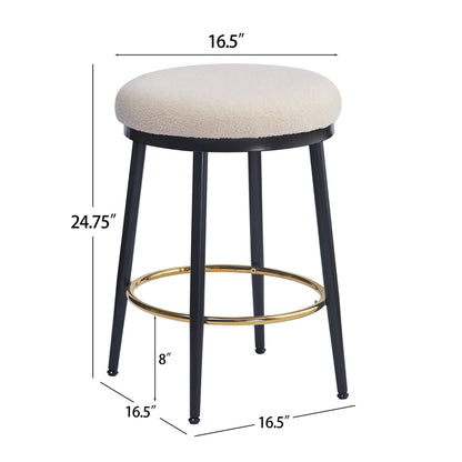 Stylish Design Counter Stools (Set of 2)