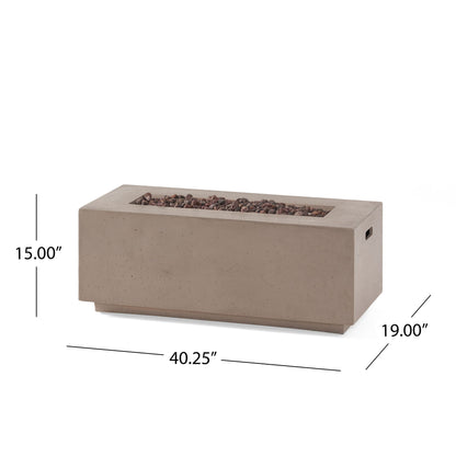 Contemporary Outdoor 40,000 Btu Propane Fire Pit