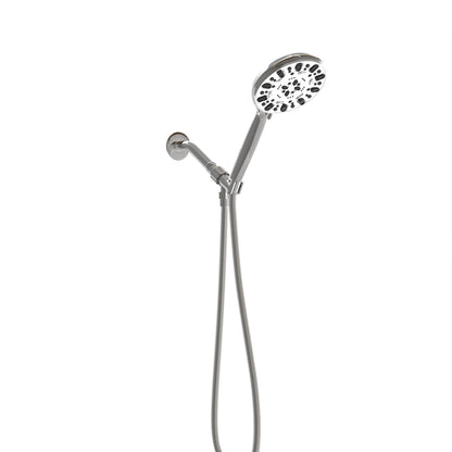 Multi Function Adjustable Hand Shower 7 Function Plastic Hand Shower With 59" Hose - Chrome