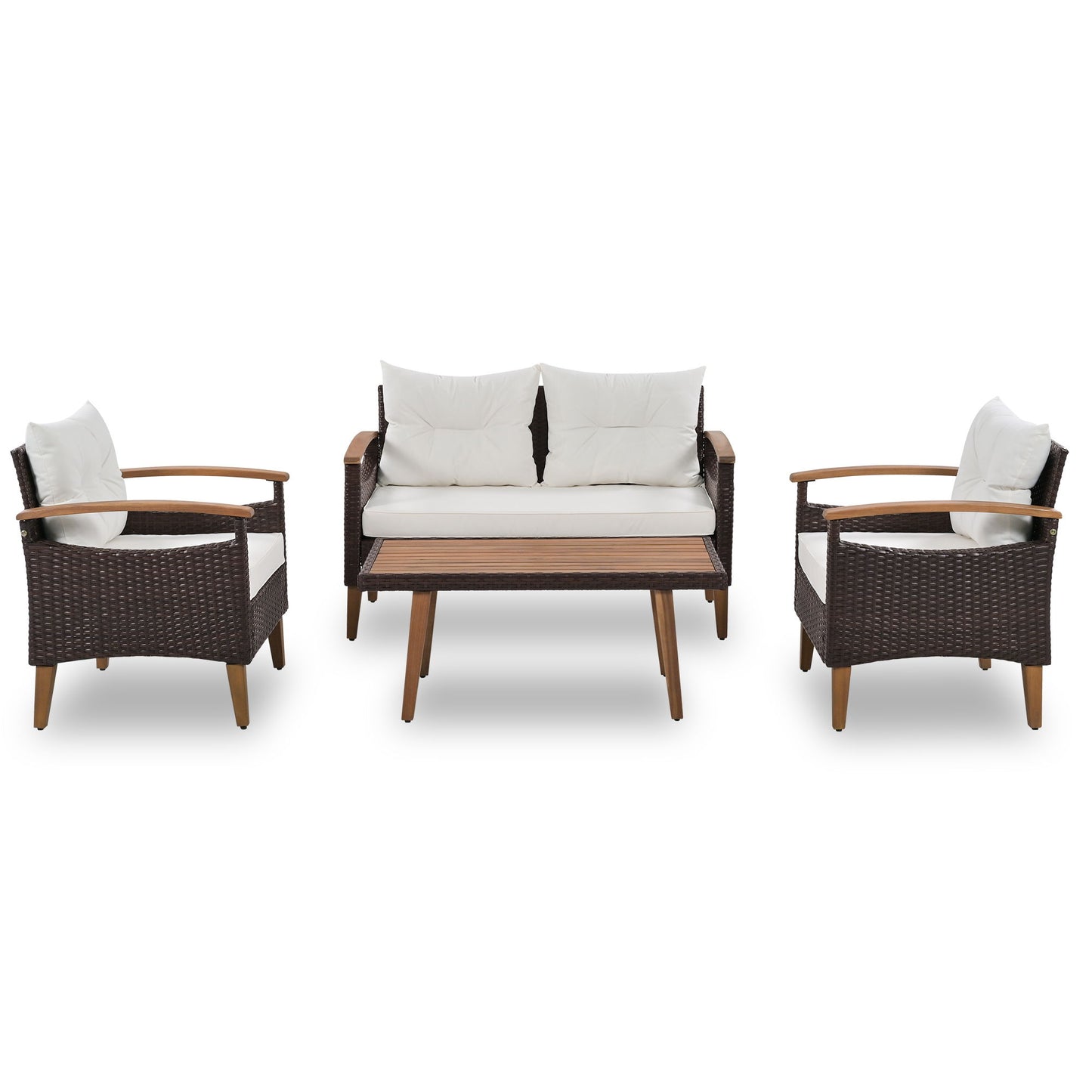 4 Piece Garden Furniture, Patio Seating Set