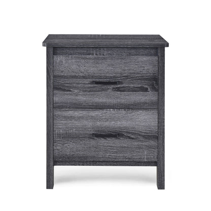 Titeca - Contemporary Wood 2 Drawer Nightstand