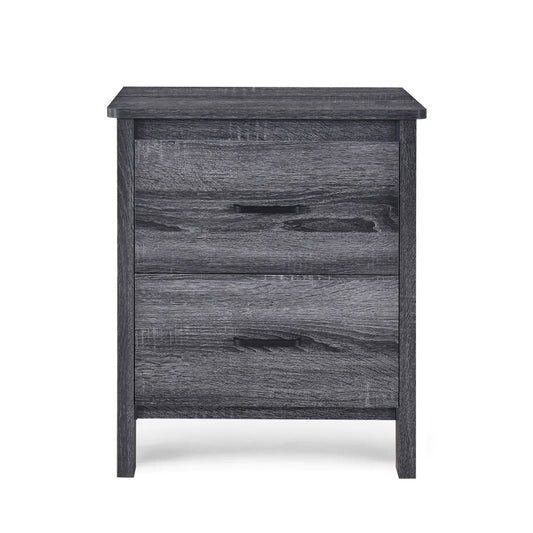 Titeca - Contemporary Wood 2 Drawer Nightstand