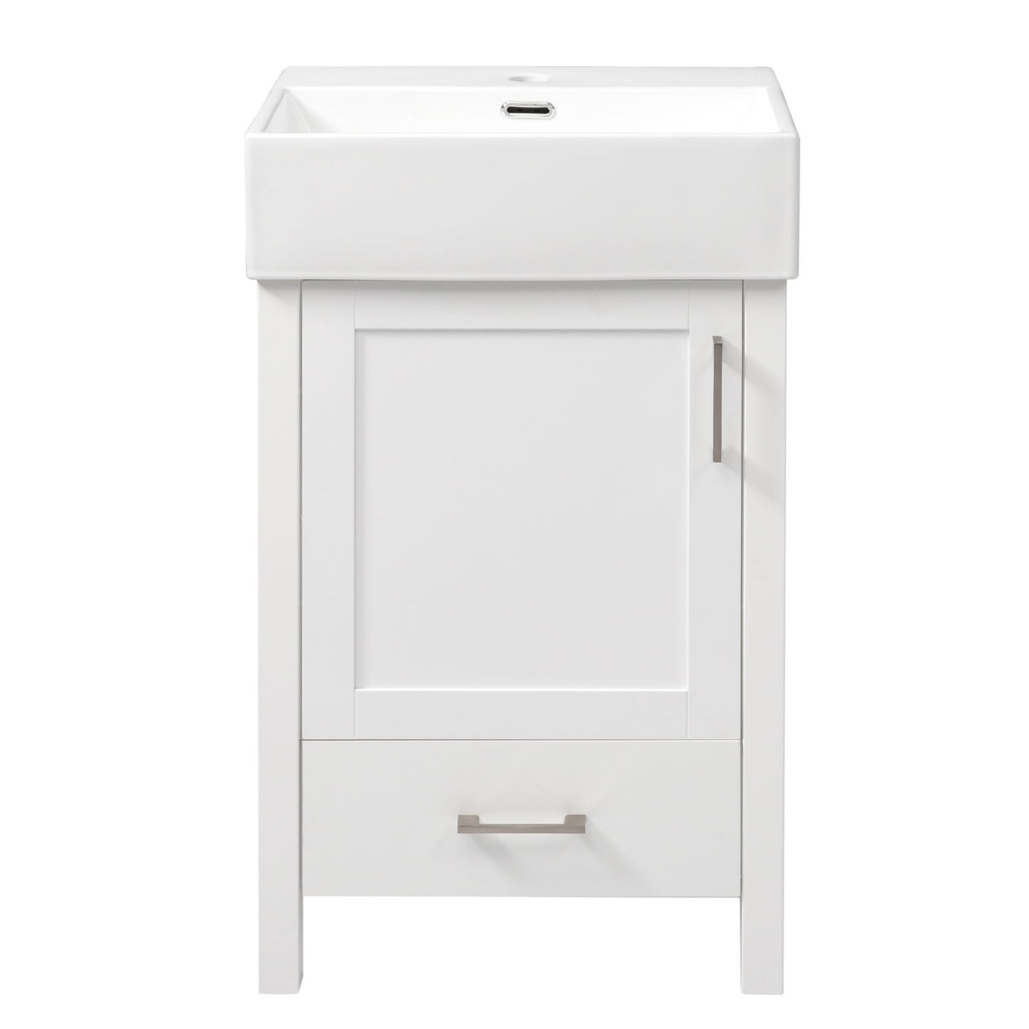 Bathroom Vanity With Sink, Frame And Drawer