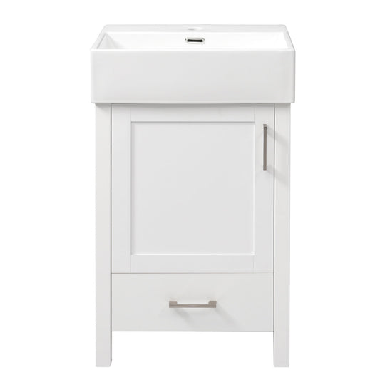 Bathroom Vanity With Sink, Frame And Drawer