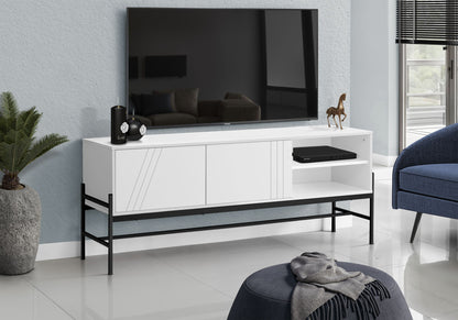 TV Stand, Console, Media Entertainment Center, Storage Cabinet, Contemporary And Modern