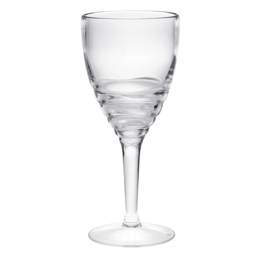 Swirl Plastic Wine Glasses (Set of 4)