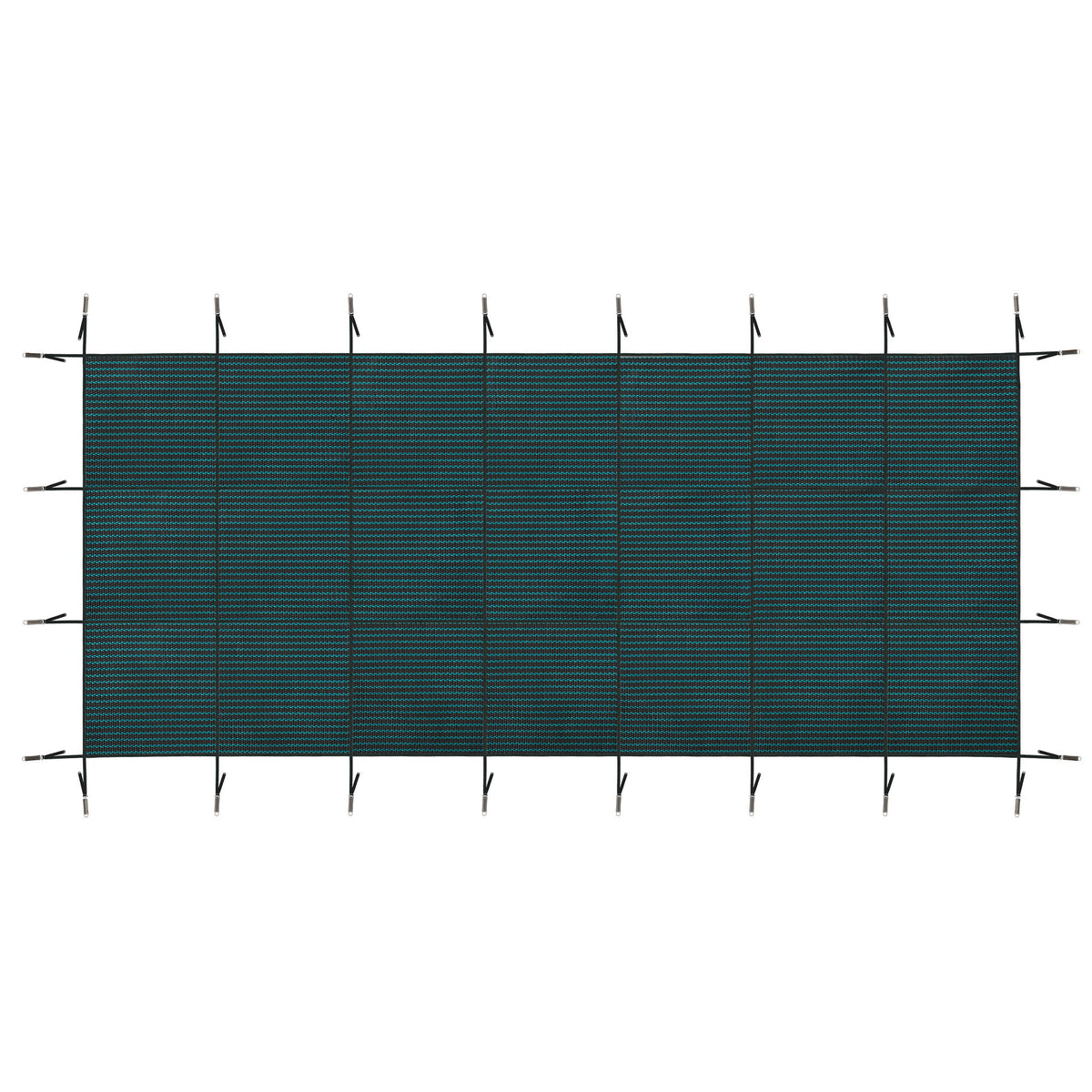 Swimming Pool Safety Cover For Rectangular Pools - Green