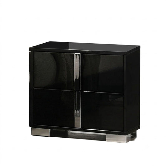 Nightstand With Vertical Handles