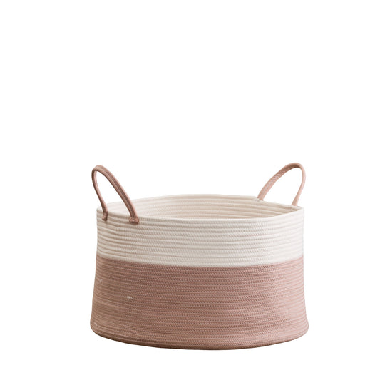 Francis - Cotton Round Laundry And Storage Basket