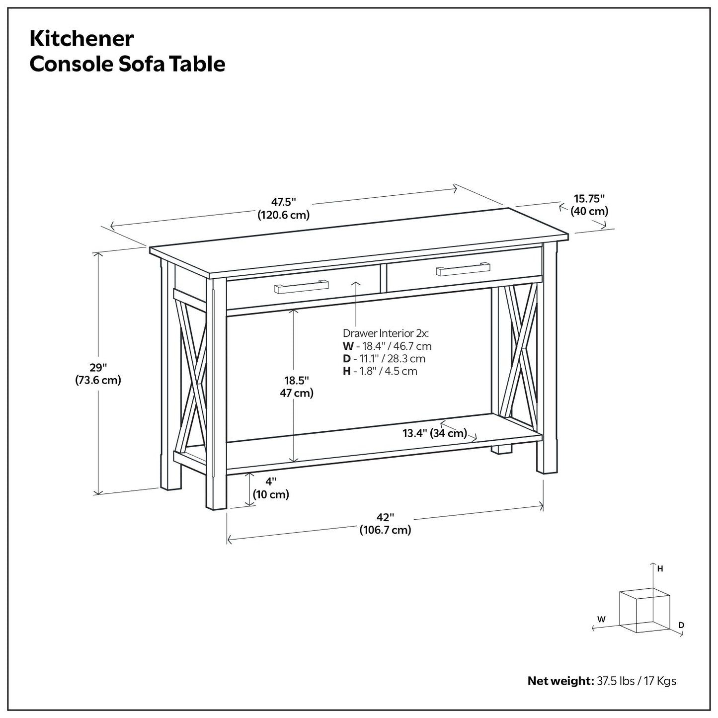 Kitchener - Handcrafted Table