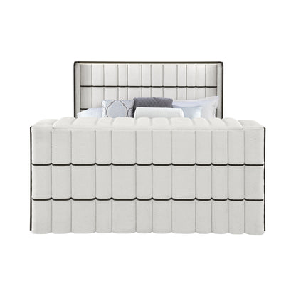 Isaiah - Bed With TV Lift-LED Speakers And Fireplace