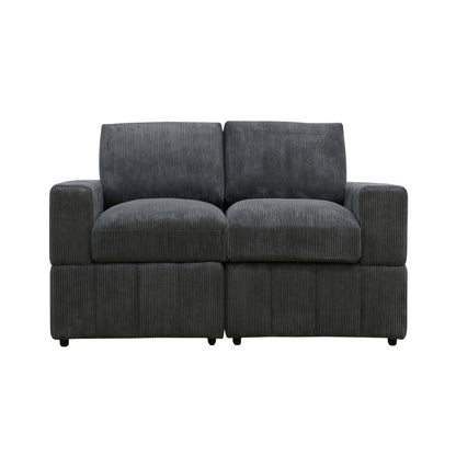 Oversized Modular Loveseat Set