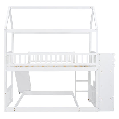House Bunk Bed With Slide