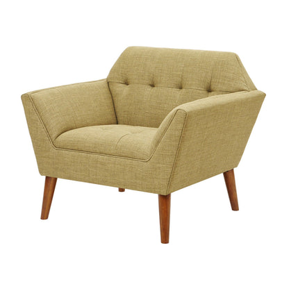 Modern Lounge Chair With Button Tufting