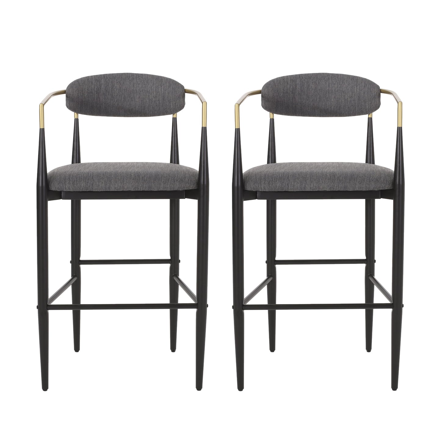 Counter Height Upholstered Barstools (Set of 2)