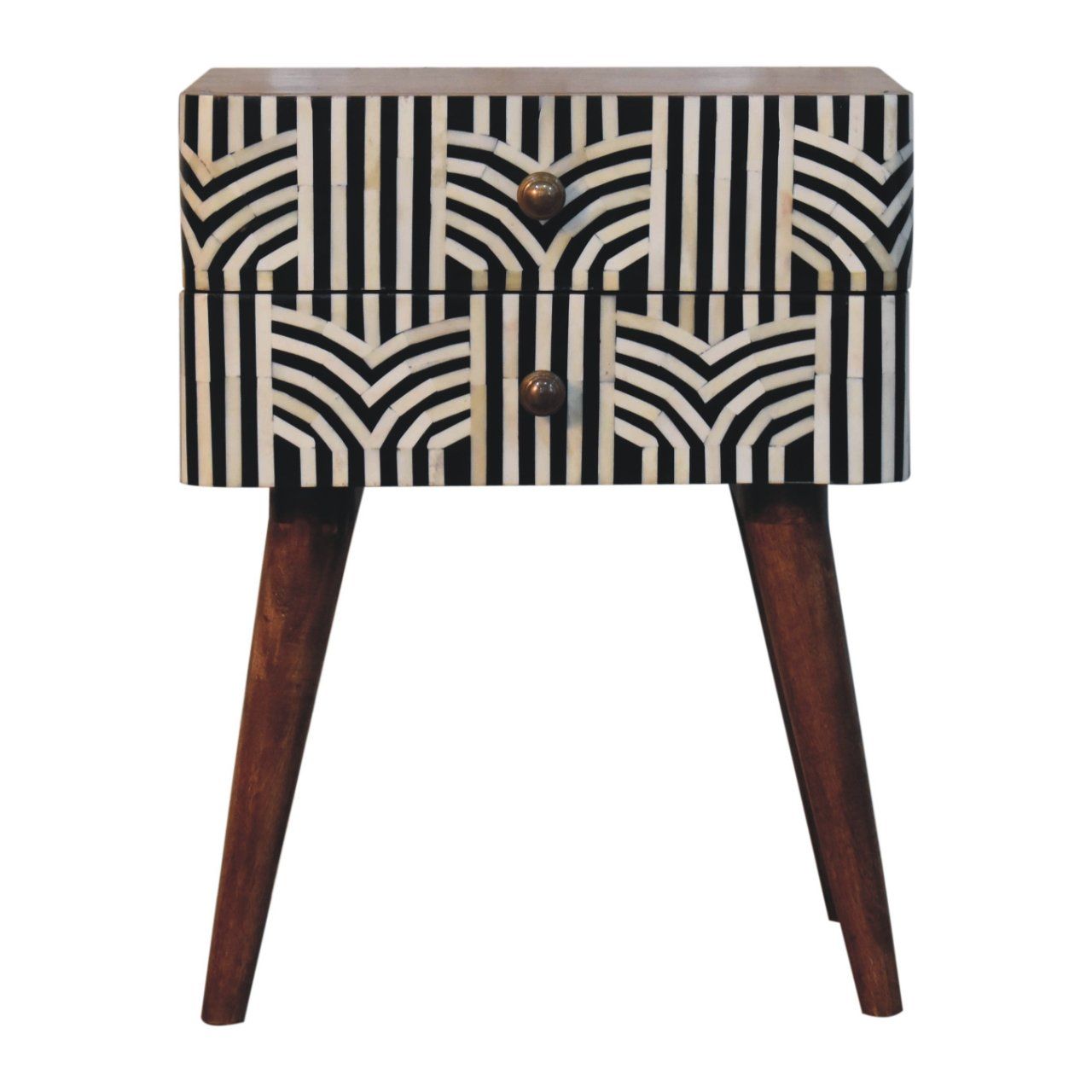 Edessa Bone Inlay Bedside