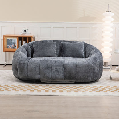 Bean Bag Lazy Sofa, Durable Comfort Lounger High Back Bean Bag Chair Couch