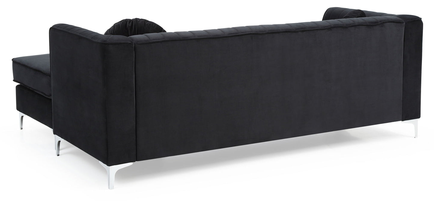 Delray - Micro Suede Sofa Chaise
