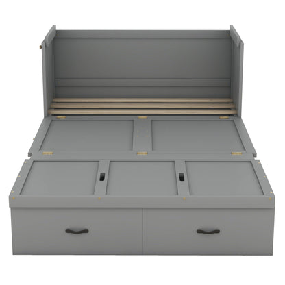 Murphy Bed With USB Port And A Large Drawer