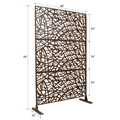 Outdoor & Indoor Freestanding Decorative Privacy Screen