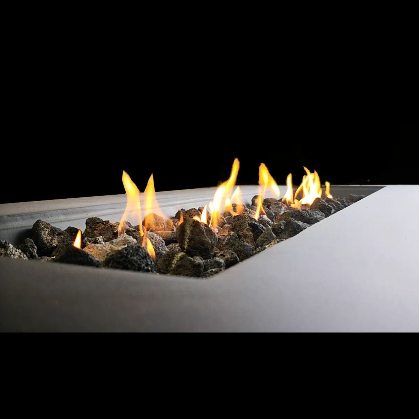 Modern Concrete Design Propane Outdoor Fire Pit Table
