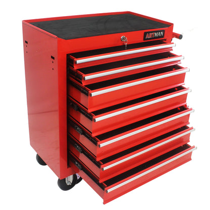 7 Drawers Multifunctional Tool Cart With Swivel Wheels