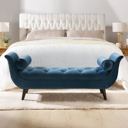 Alma - Tufted Flared Arm Entryway Bench