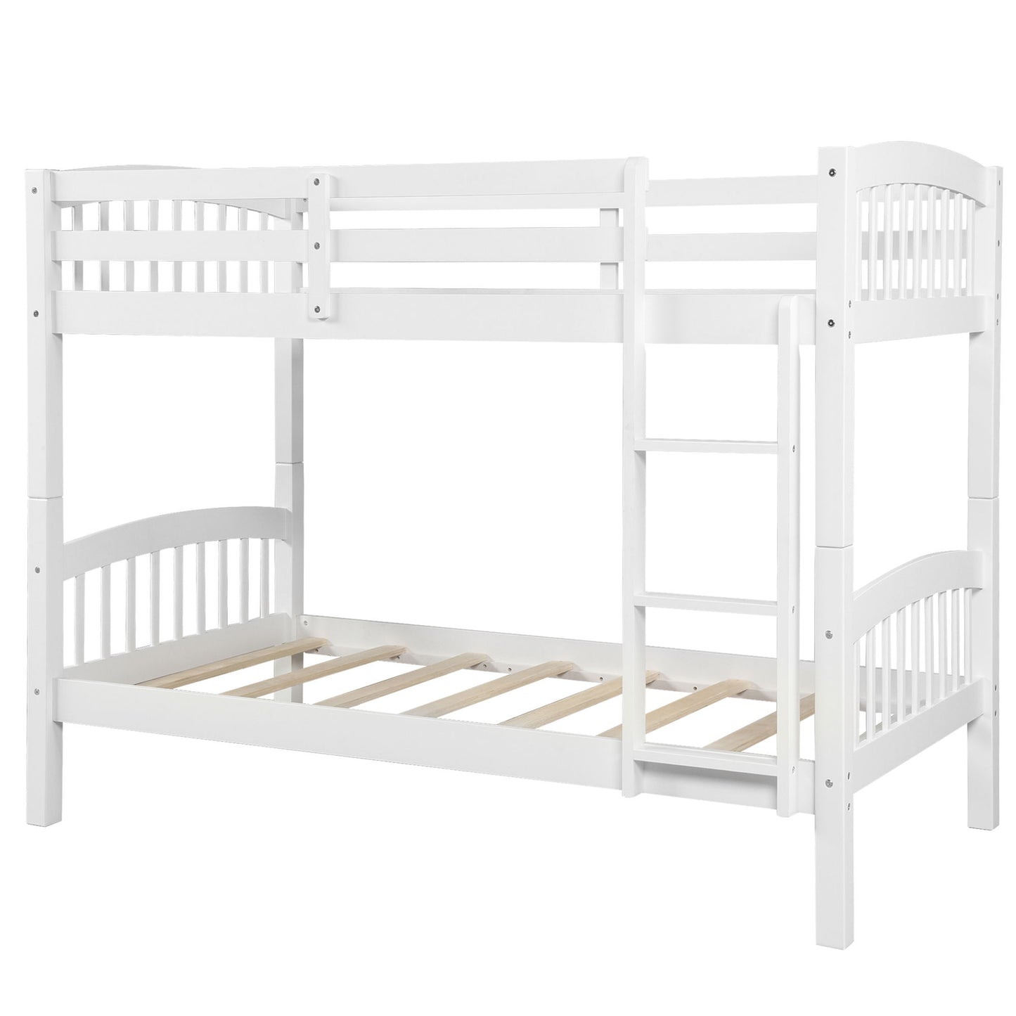 Solid Construction Bunk Bed With Ladder