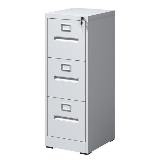 Premium Drawer File Cabinet With Lock, Metal Vertical Design, A4 Legal / Letter Size