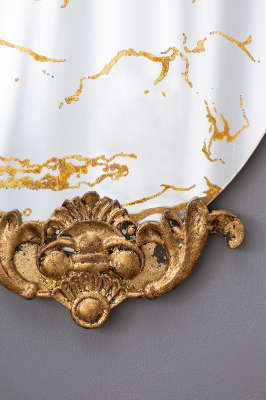 Decorative Oval Wall Mirror, Accent Mirror For Living Room, Entryway, Bedroom