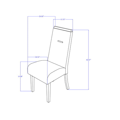 Moon - Dining Chairs (Set of 2) - Gray