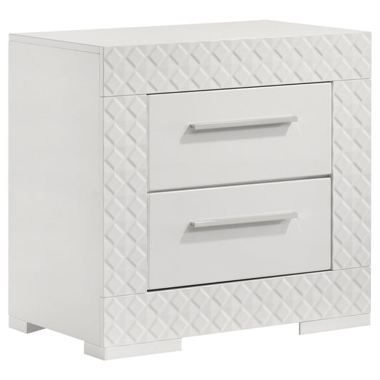 Pierce - 2 Drawer Nightstand, Bedside Table