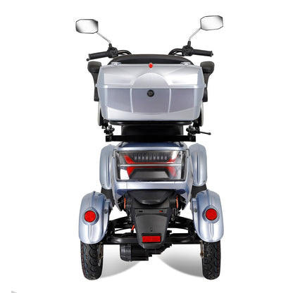 Electric Mobility Scooter With Big Size, High Power - Silver