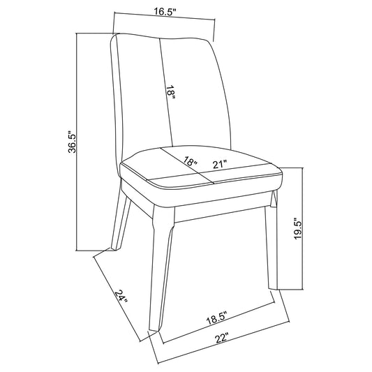 Rupert - Upholstered Dining Side Chair (Set of 2)