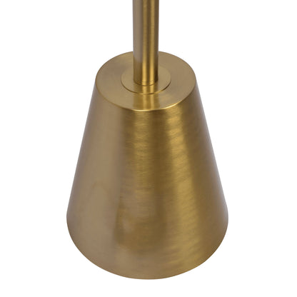 Lumina - Floor Lamp With Rotary Switch Triple Spots Cone Base - Gold