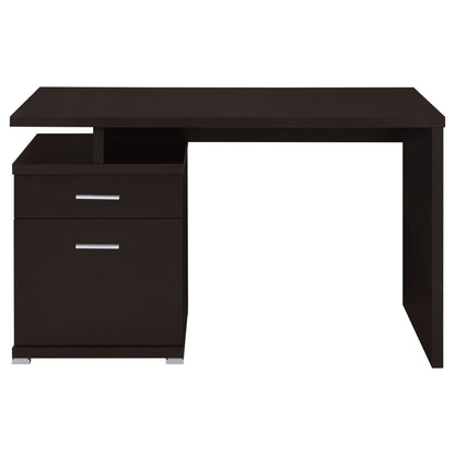 Contemporary Sleek Office Desk With 2 Drawers