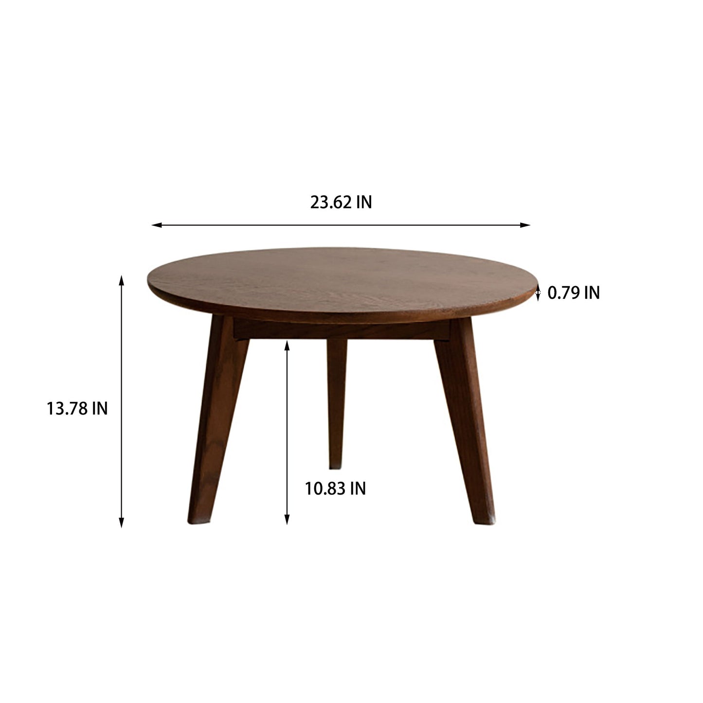 Center Low Coffee Table - Walnut