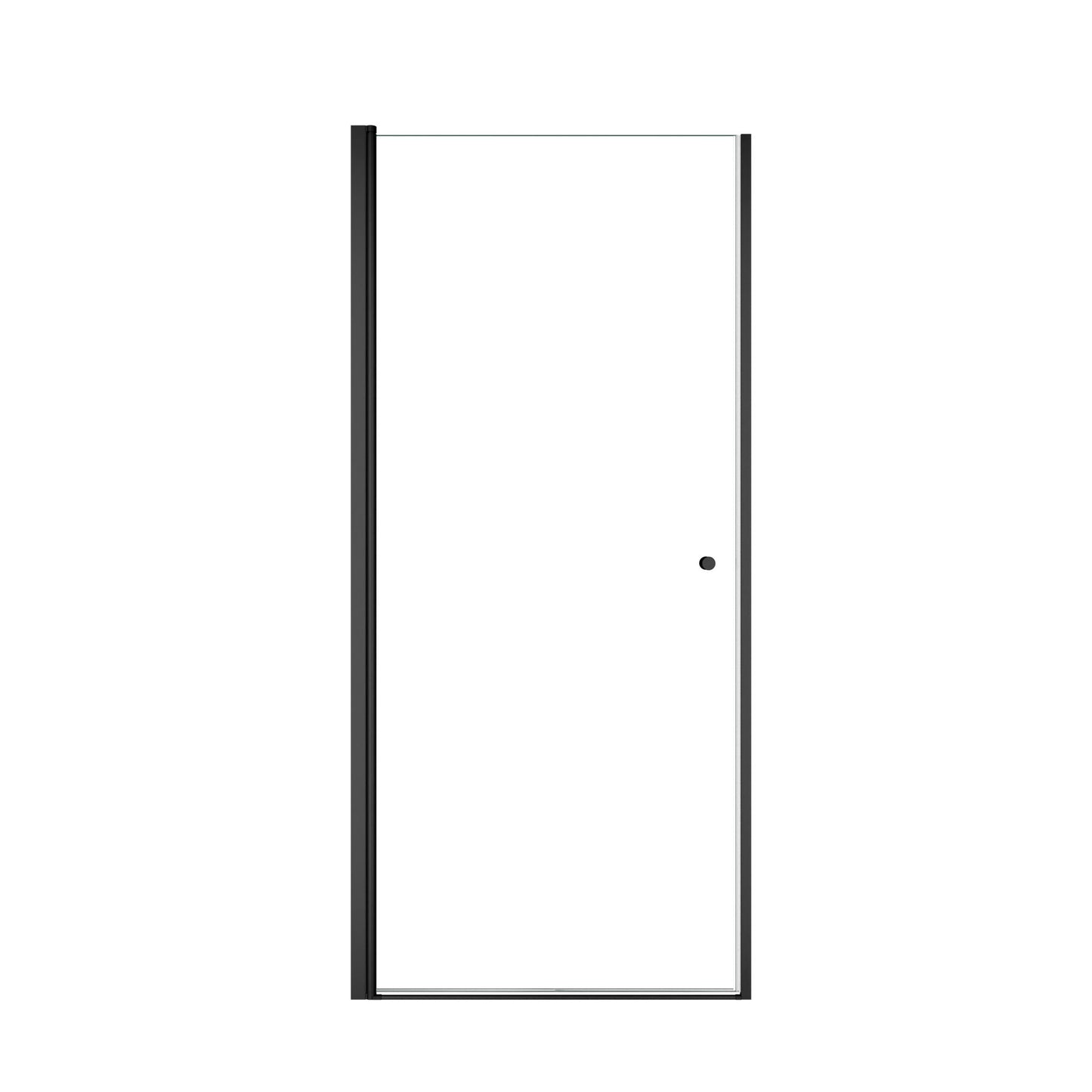 Semi Frameless Circular Pivot Shower Door With 1 / 4" Sgcc Tempered Glass