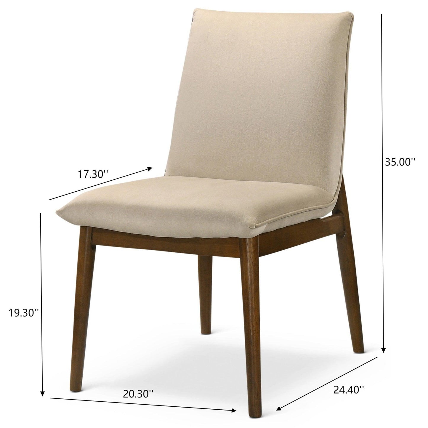 Monza - Contemporary Dining Chair (Set of 2)