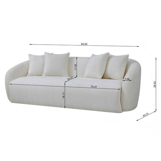 Linden - Sofa - Ivory