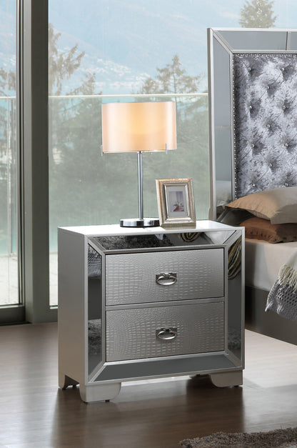 Contemporary Nightstand With Versatility