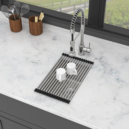 12" Undermount Kitchen Sink, Deep Single Bowl - Brushed Nickel