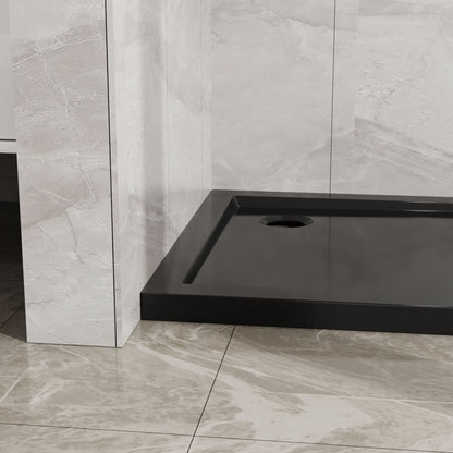 In Corner Drain Shower Base