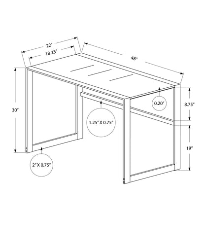 Computer Desk For Home Office, Laptop, Contemporary & Modern