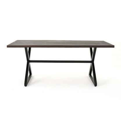 Rolando - Outdoor Aluminum Dining Table With Steel Frame