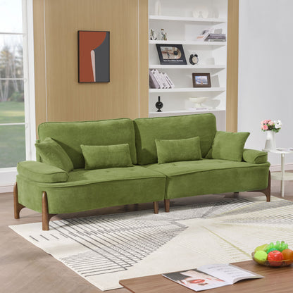 Comfortable Deep Seated Sofa With Pillows