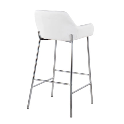 Daniella - Contemporary Fixed Height Barstool (Set of 2)