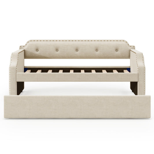 Upholstered Daybed With Trundle