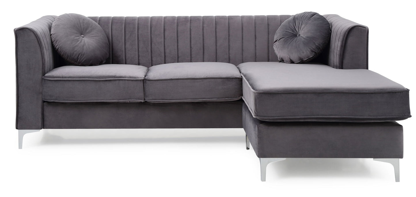 Delray - Micro Suede Sofa Chaise