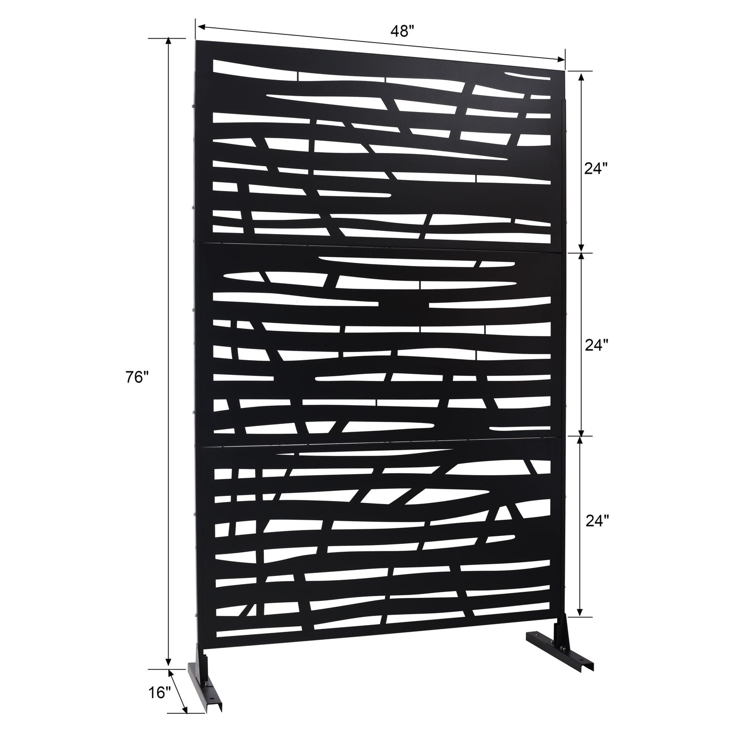 Outdoor & Indoor Privacy Screen Metal Privacy Screen